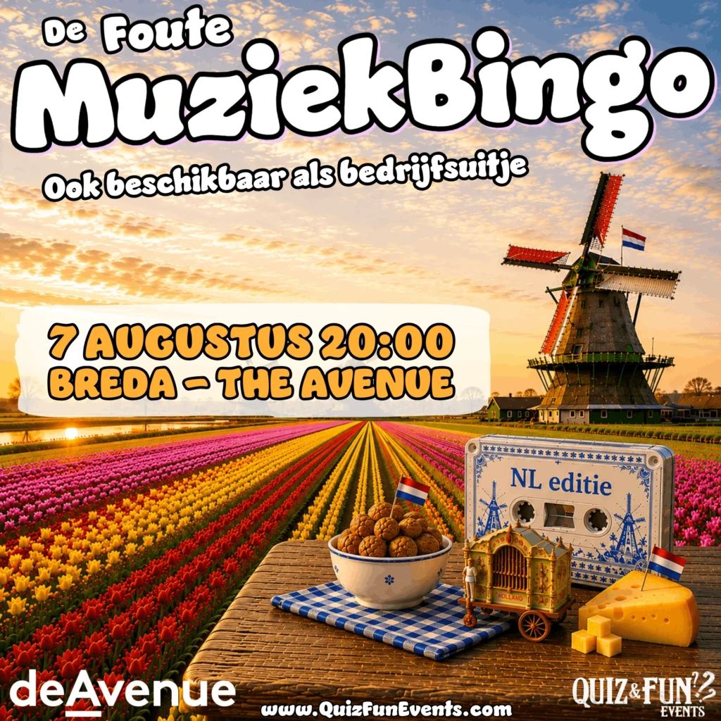 De Foute MuziekBingo - NL Editie