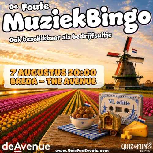 De Foute MuziekBingo - NL Editie