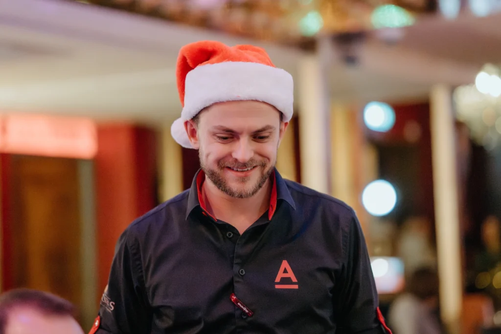 a christmas dinnershow winter wishes