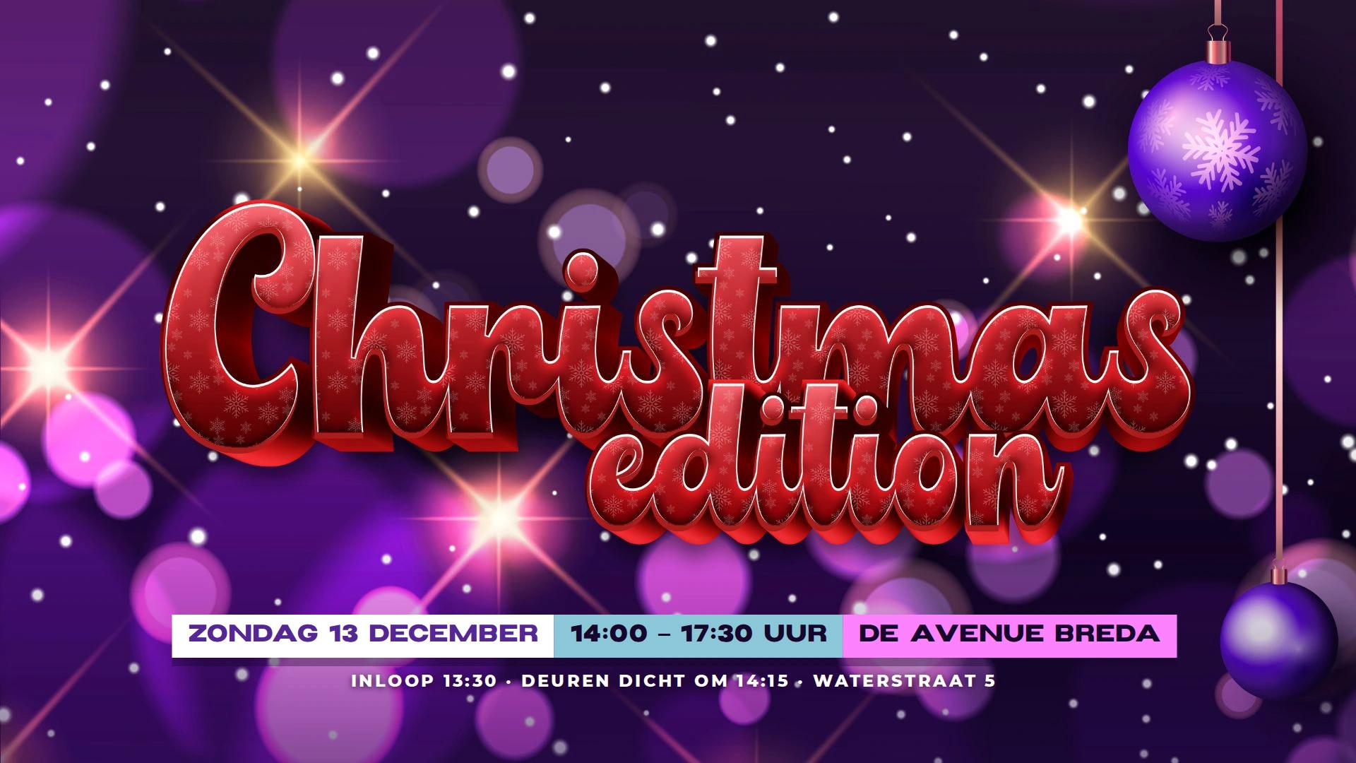De Avenue Breda Silent Muziek Bingo Kerst