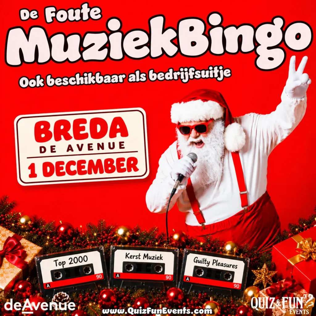 De Kerstballen MuziekBingo - De Avenue Breda